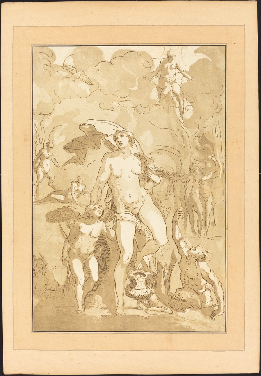 金星 作者 Johann Gottlieb Prestel 在 Jacopo Ligozzi 之后