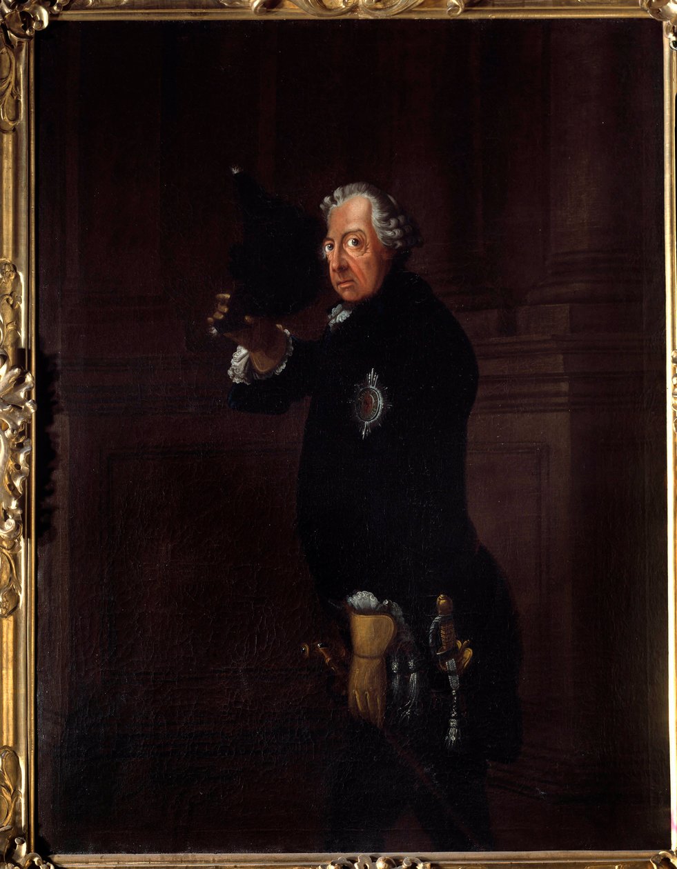 普鲁士国王弗雷德里克二世肖像（1712-1786 年） Johann Heinrich Franke（1738-1792 年）1764 年柏林，国家美术馆 作者 约翰·海因里希·弗兰克