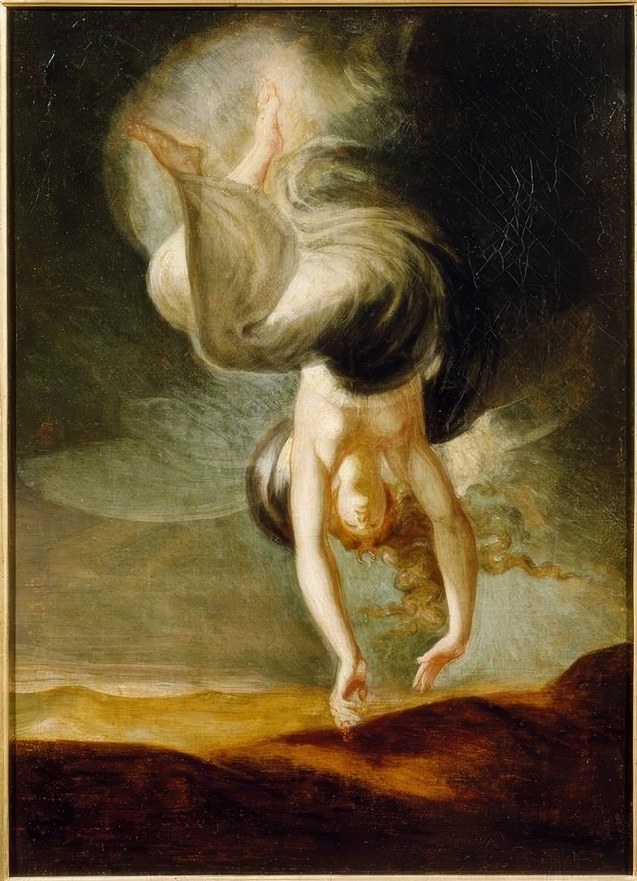 泰坦尼亚号在沙滩上发现了魔戒 作者 约翰·海因里希·弗斯利（Johann HeinrichFüssli）