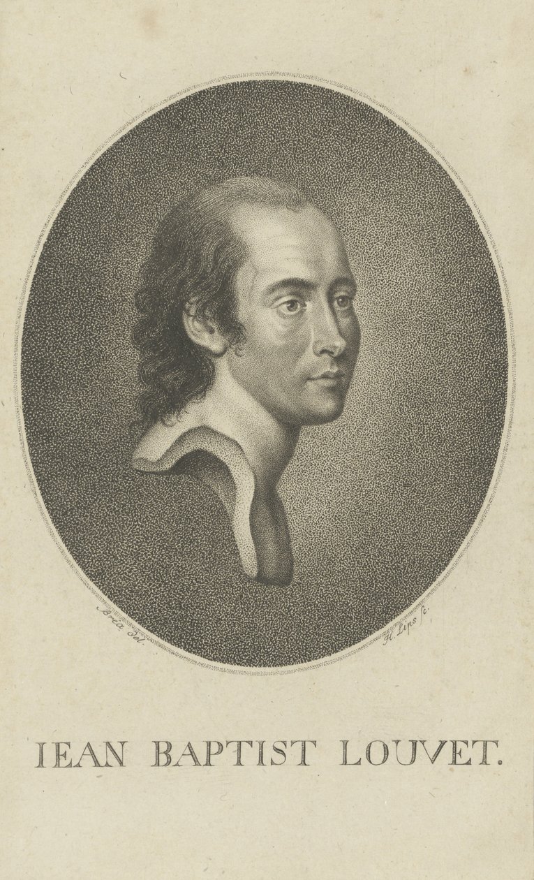 Jean-Baptiste Louvet de Couvray 1760-1797，1790年代。 作者 约翰·海因里希·利普斯（Johann Heinrich Lips）