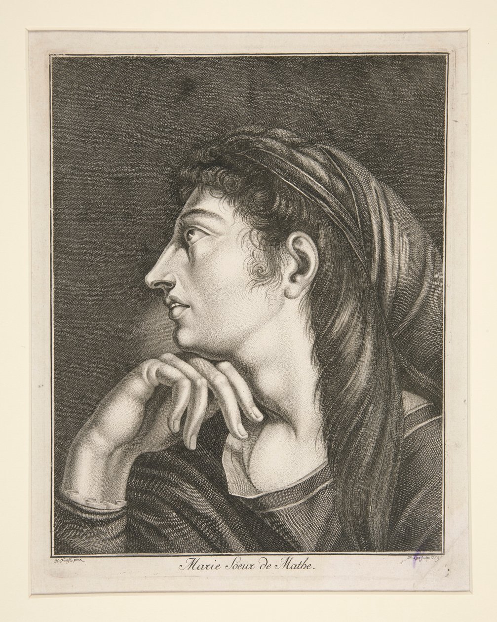 Marie Soeur de Mathe 作者 约翰·海因里希·利普斯（Johann Heinrich Lips）