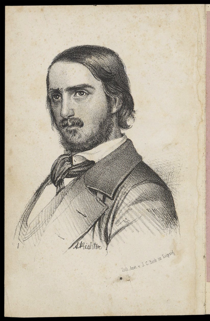 Georg Herwegh 1817-1875, 1840年代 作者 约翰·海因里希·里希特