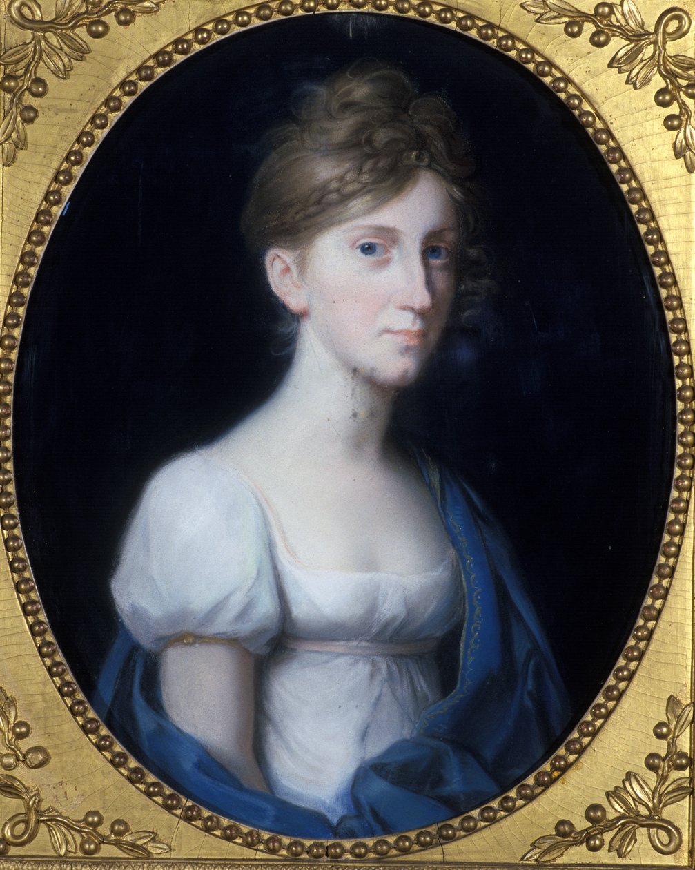 Ida，Saxe-Weimar-Eisenach公爵的妻子，c.1808 作者 约翰·海因里希·施罗德（Johann Heinrich Schroder）