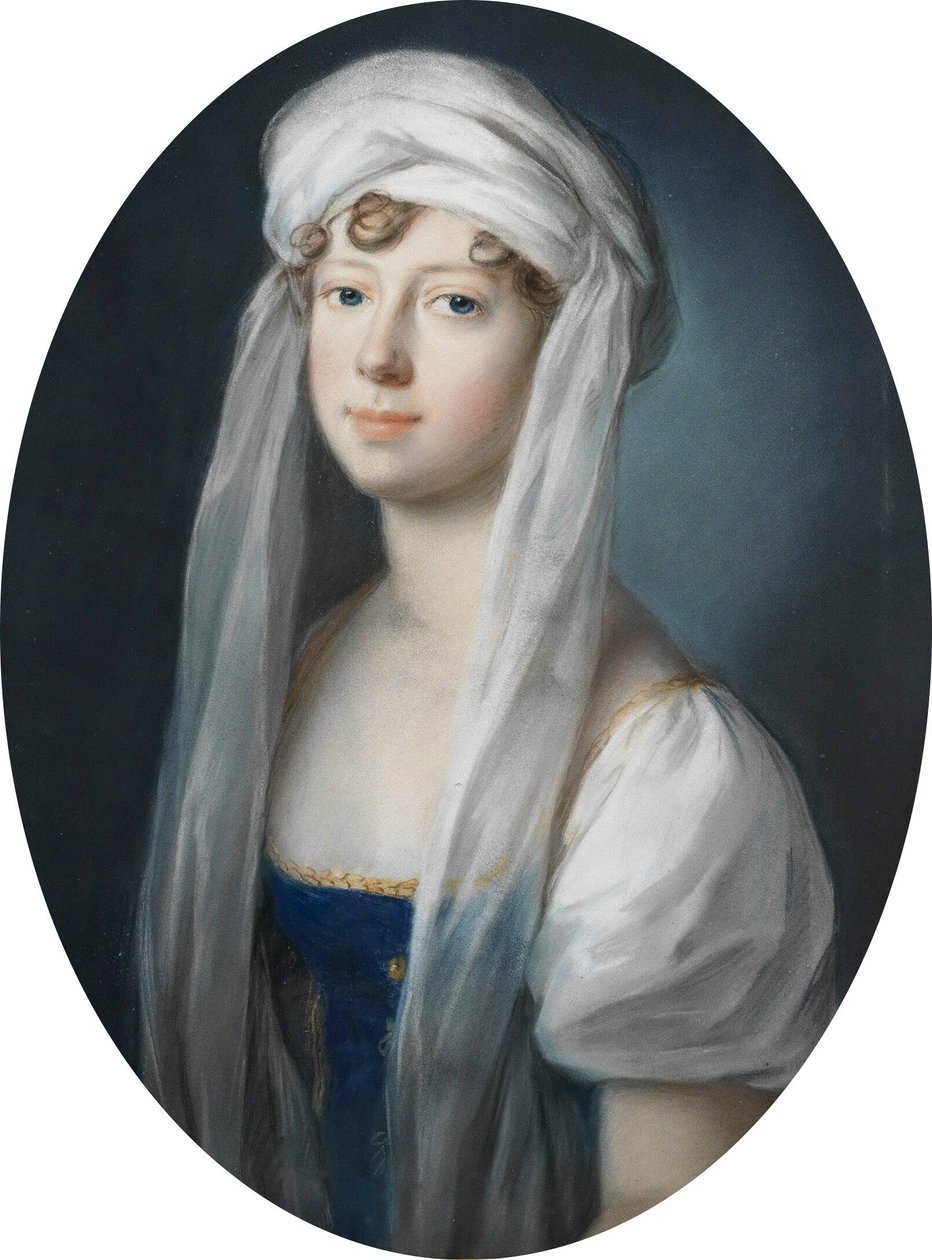 约翰-海因里希-施罗德（Johann Heinrich Schröder）--1806 年，俄罗斯大公夫人玛丽亚-帕夫洛夫娜-罗曼诺娃（Maria Pavlovna Romanova）成为萨克森-魏玛-艾森纳赫的世袭公主 作者 约翰·海因里希·施罗德（Johann Heinrich Schroder）