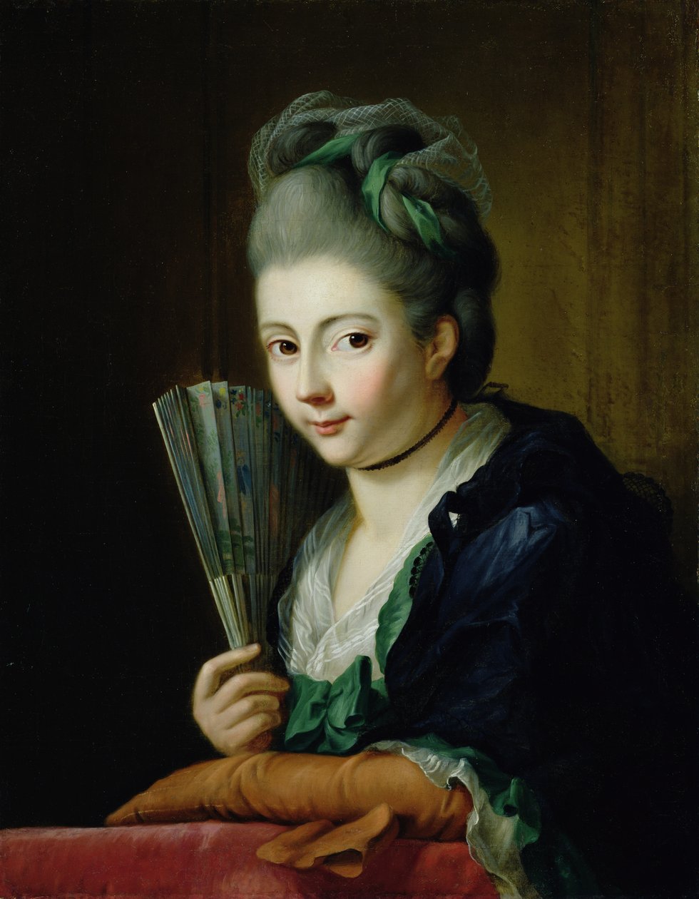 艺术家女儿阿马利亚的肖像 作者 约翰·海因里希·蒂施贝恩（Johann Heinrich Tischbein）