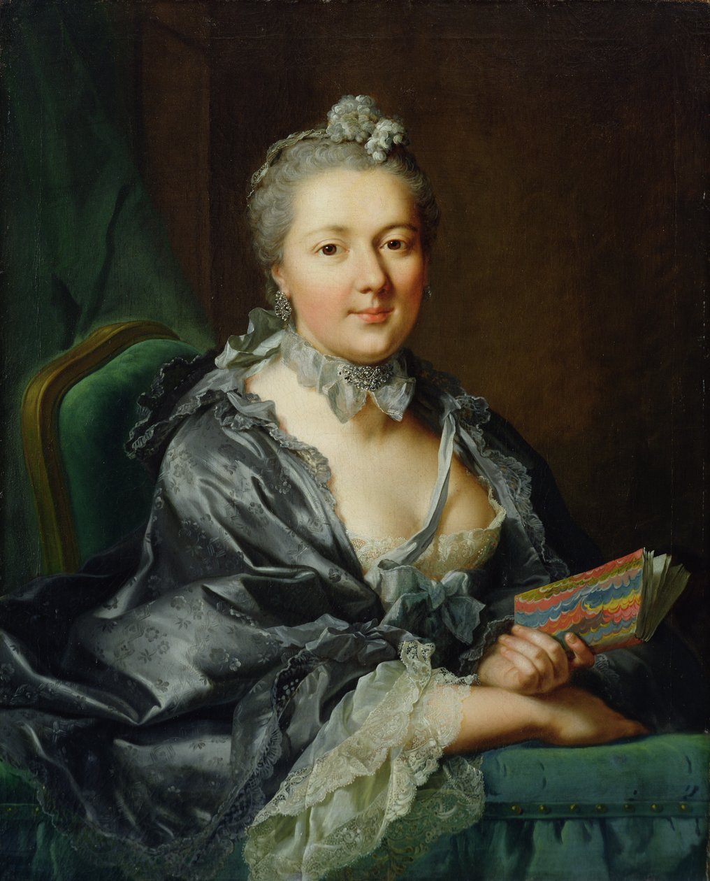 艺术家的第二任妻子，Julie Marianne Pernette，nee Robert，1762 作者 约翰·海因里希·蒂施贝恩（Johann Heinrich Tischbein）