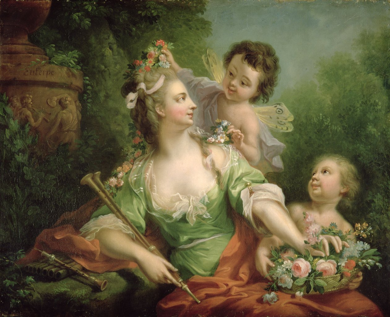 Muse Euterpe，1782年 作者 约翰·海因里希·蒂施贝恩（Johann Heinrich Tischbein）