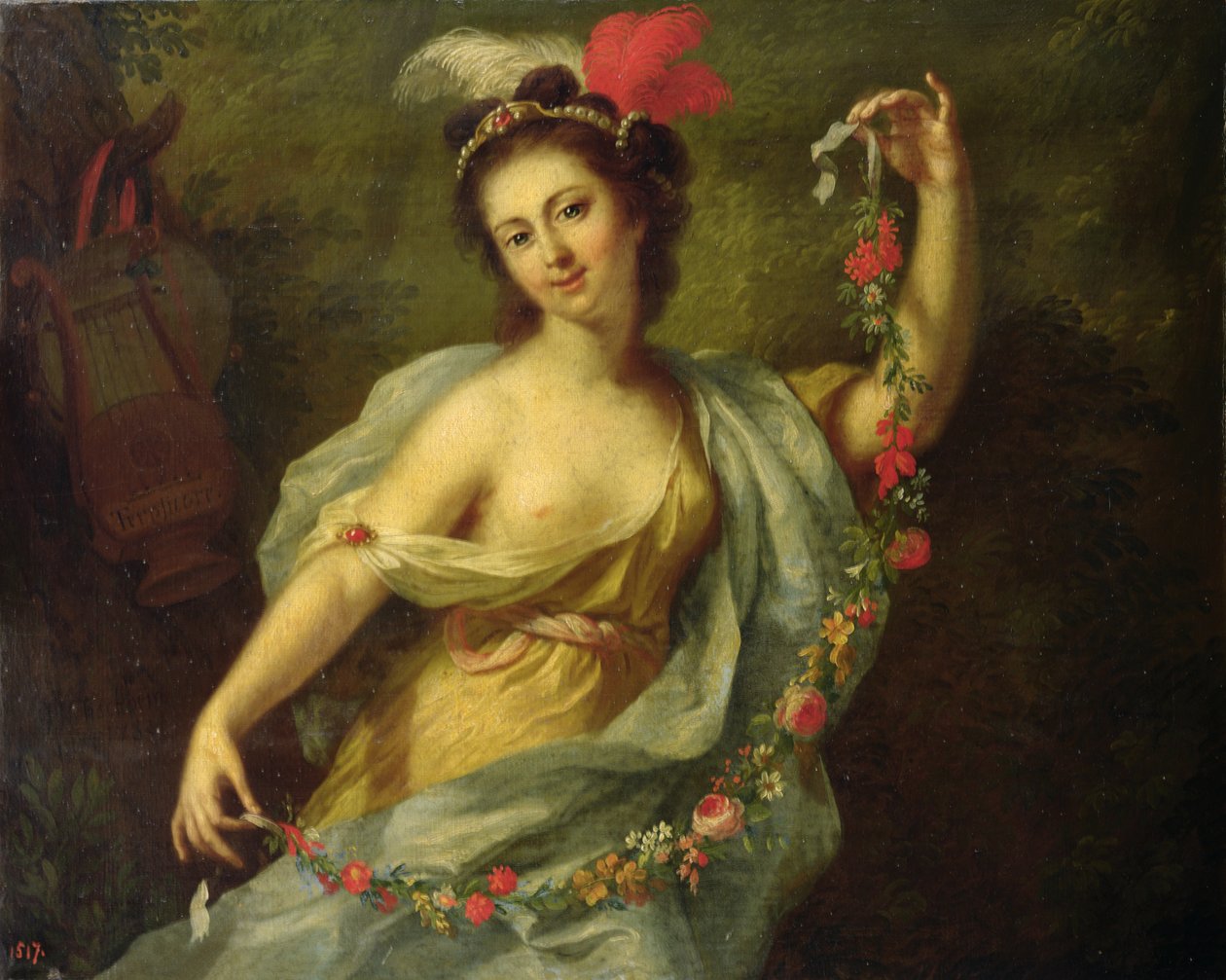 Muse of Terpsichore，1782年 作者 约翰·海因里希·蒂施贝恩（Johann Heinrich Tischbein）