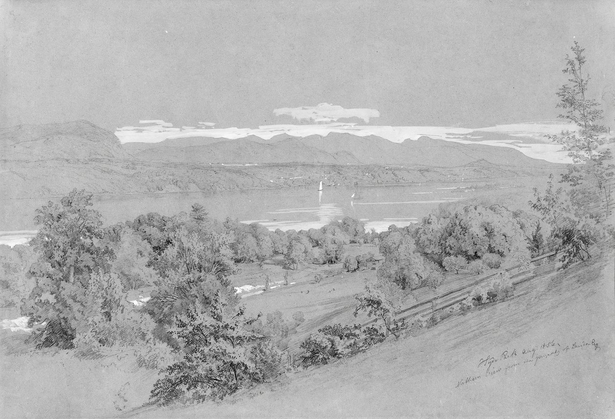 海德公园，1856年。 作者 约翰·赫尔曼·卡米恩克