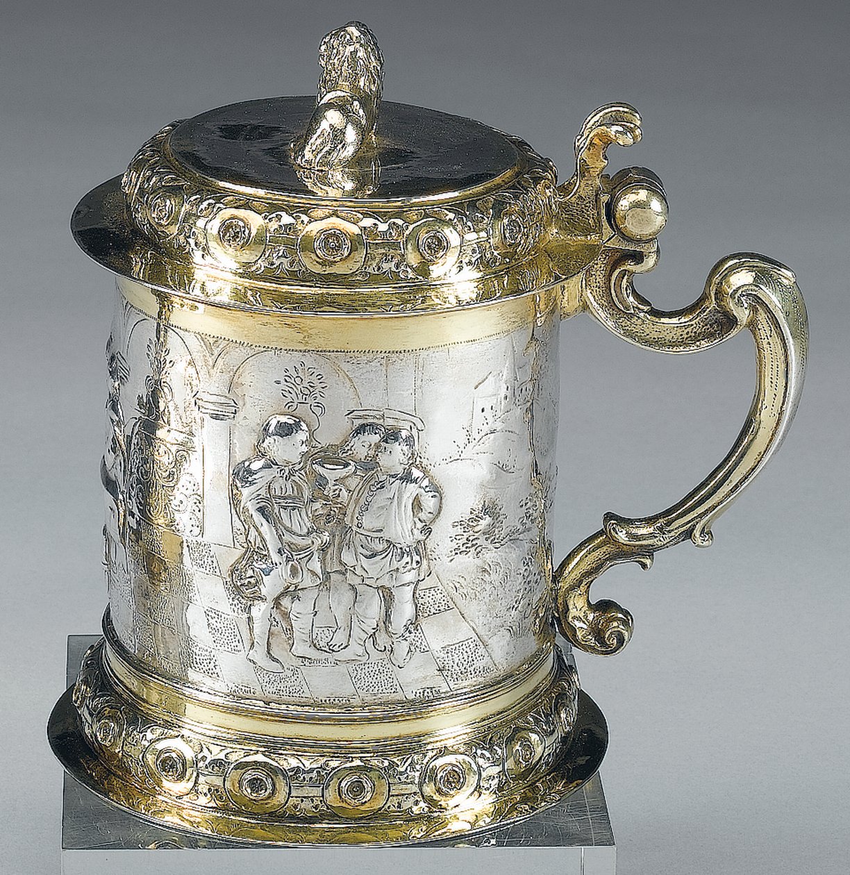 坦兹（Danzig），坦卡德（Tangard），约1680年（包裹镀金银）（另请参阅469712） 作者 约翰二世·罗德（Johann II Rohde）