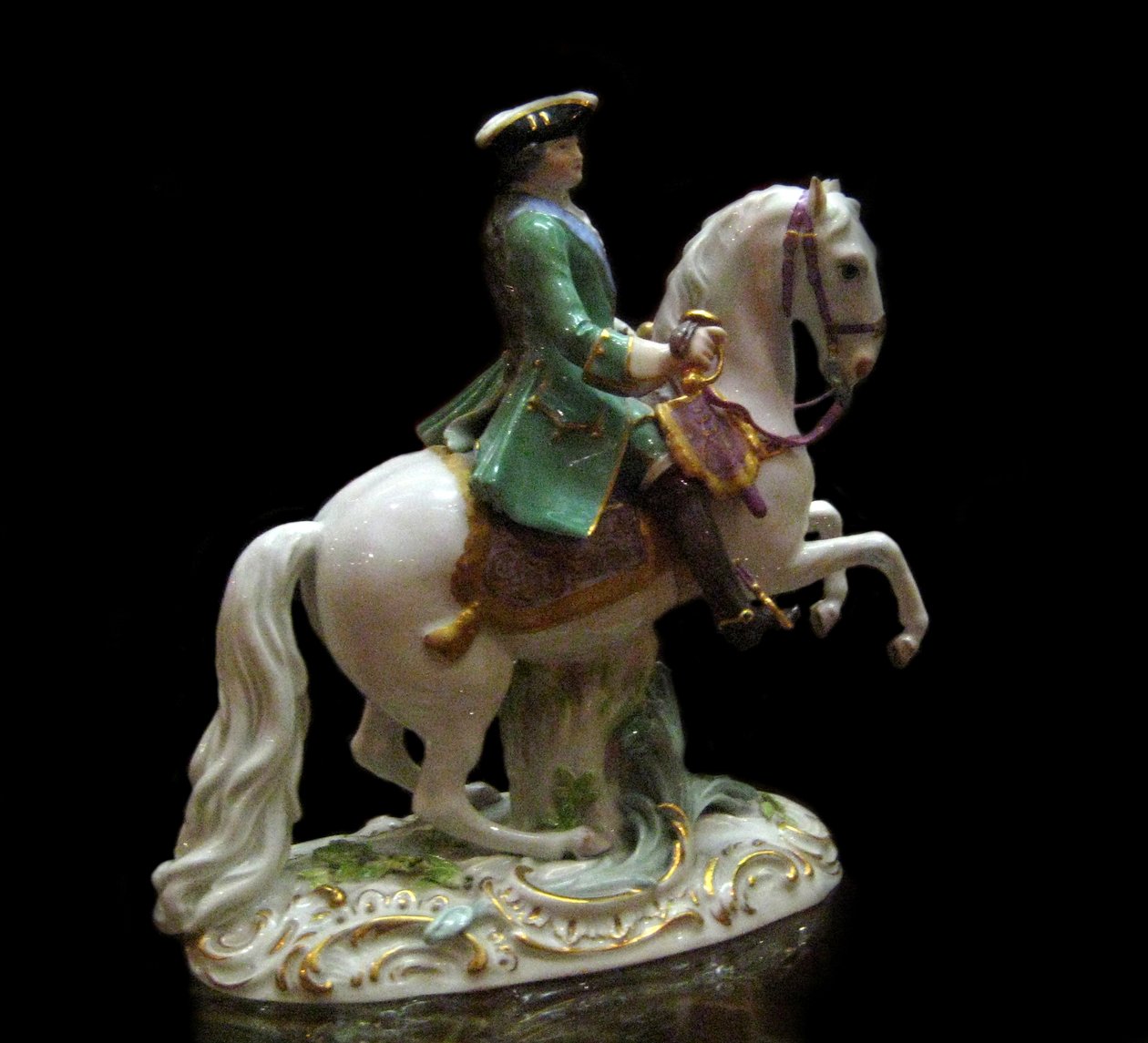 凯瑟琳二世皇后的马术肖像1729-1796年，塞梅诺夫斯基救生员团制服，1770年 作者 约翰·约阿希姆·肯德勒