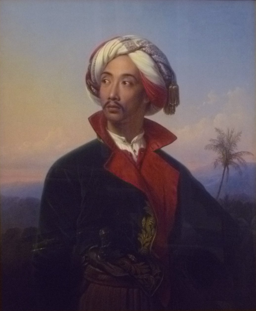 拉登-萨利赫-西里夫-布斯塔曼王子（1811-1880 年）肖像 作者 约翰·卡尔·巴尔