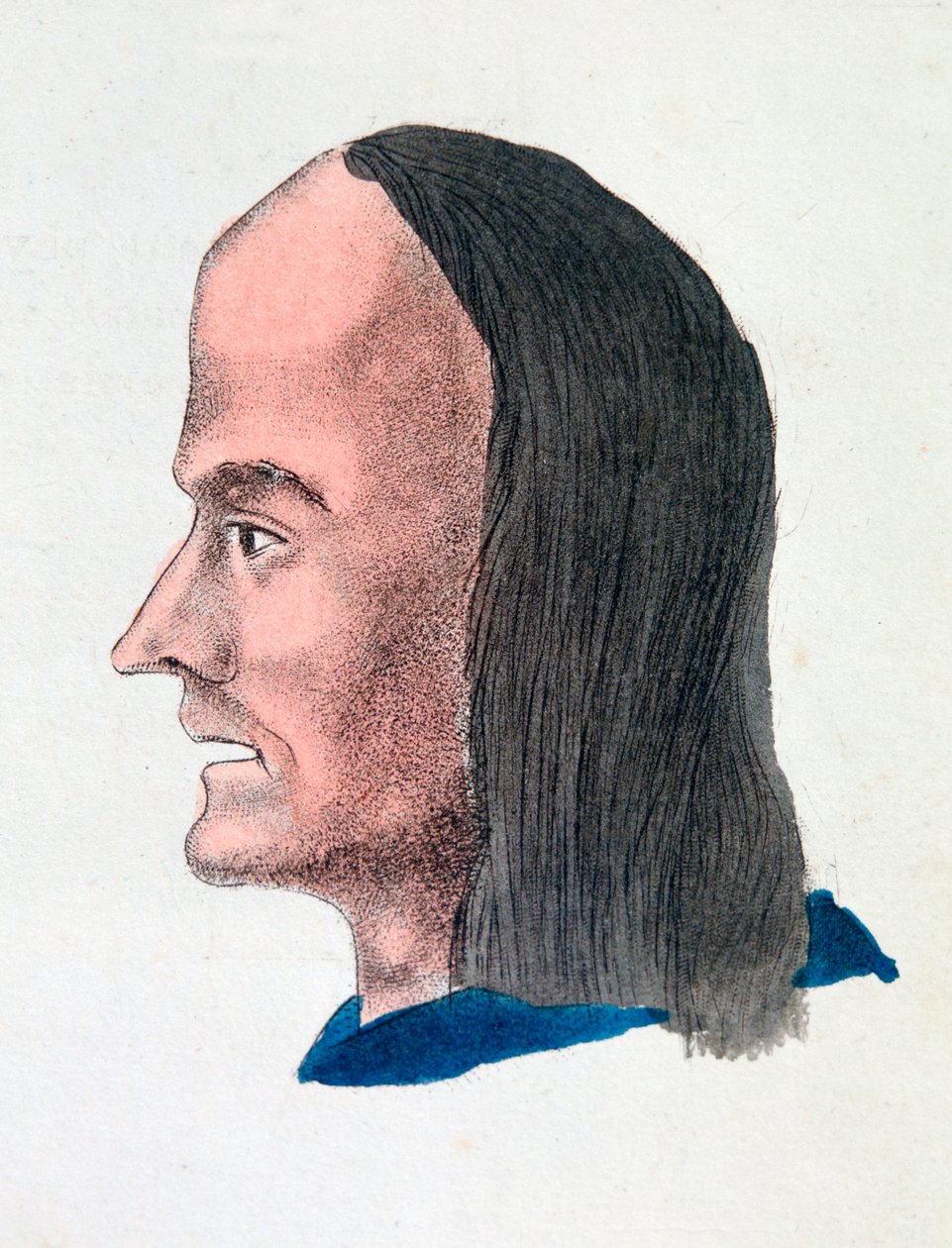懒汉的面部特征，1808年 作者 约翰·卡斯珀·拉瓦特（Johann Kaspar Lavater）