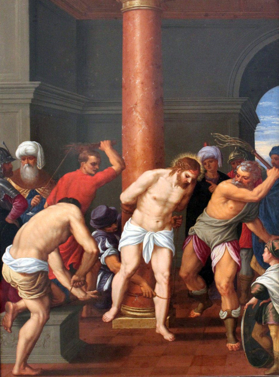 德语：Geißelung Christi 基督的鞭笞 作者 约翰·金