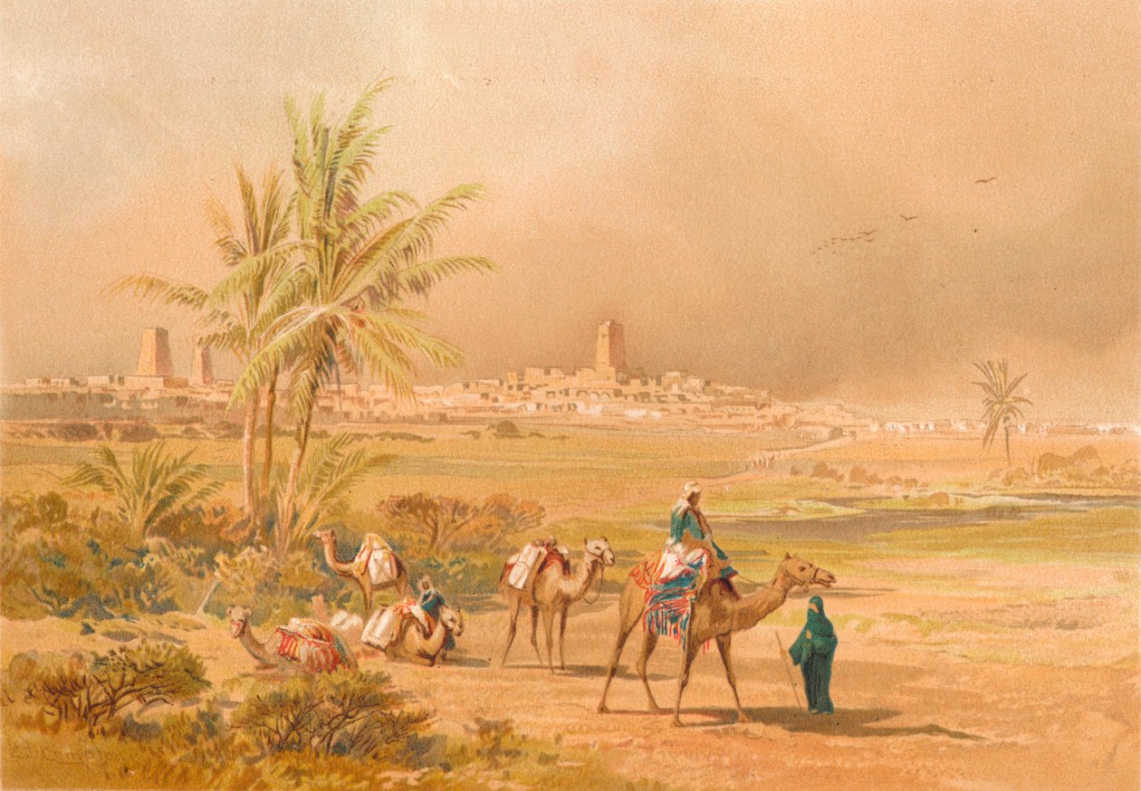 廷布科（Timbuctoo），c1852，1903年 作者 约翰·马丁·伯纳兹（Johann Martin Bernatz）