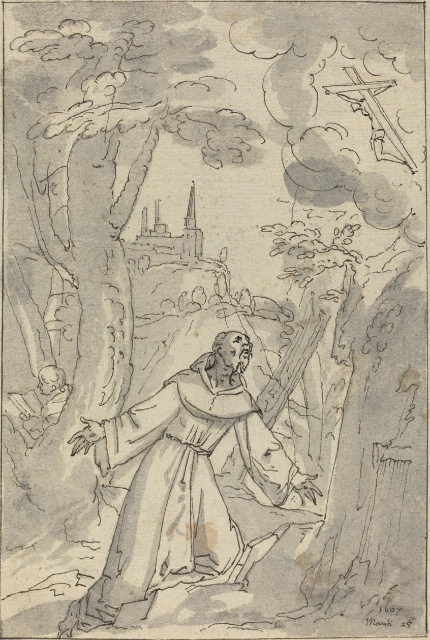 圣弗朗西斯的污名化 作者 约翰·马蒂亚斯·卡格（Johann Matthias Kager）