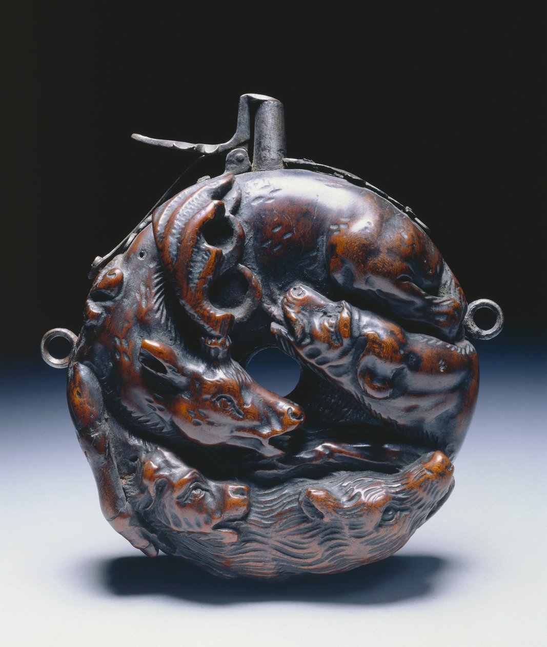 粉瓶，约1680年 作者 约翰·迈克尔·莫赫（Johann Michael Maucher）