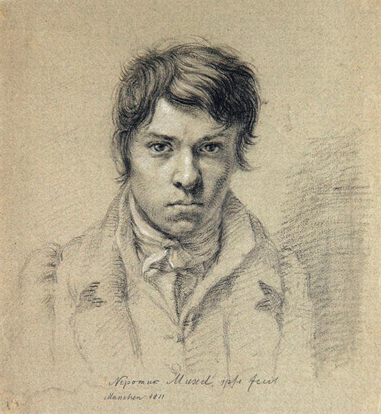 自画像 作者 约翰·内波穆克（Johann Nepomuk Muxel）