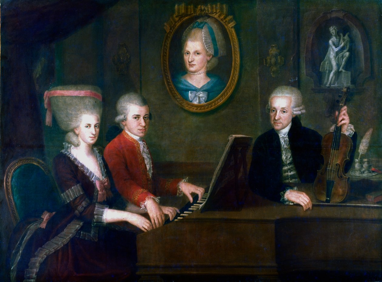 莫扎特家族，1780-1781年 作者 约翰·内波穆克（Johann Nepomuk）