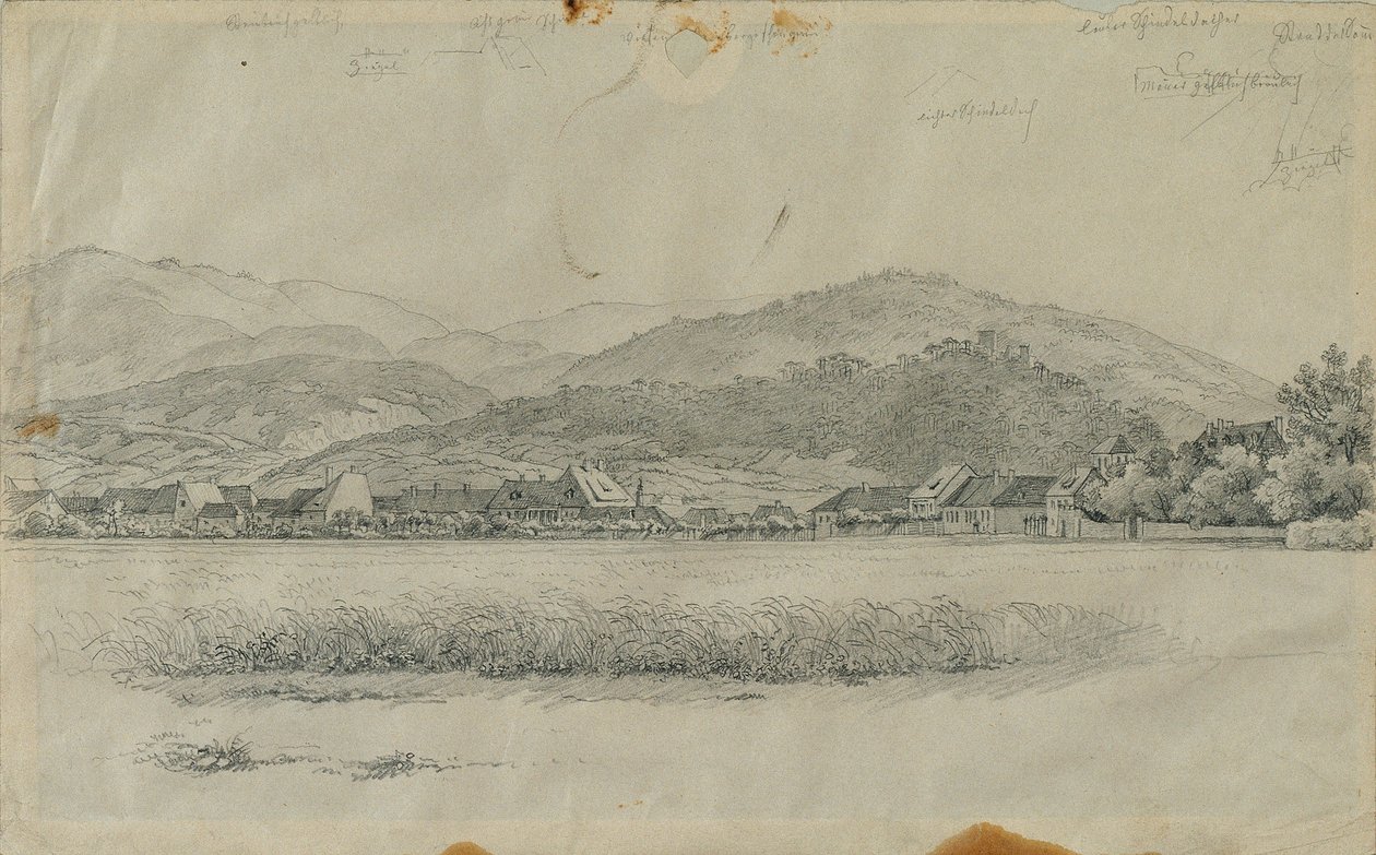 "弗朗茨皇帝陪伴穷人入殓 "的风景画 作者 约翰·彼得·克拉夫特