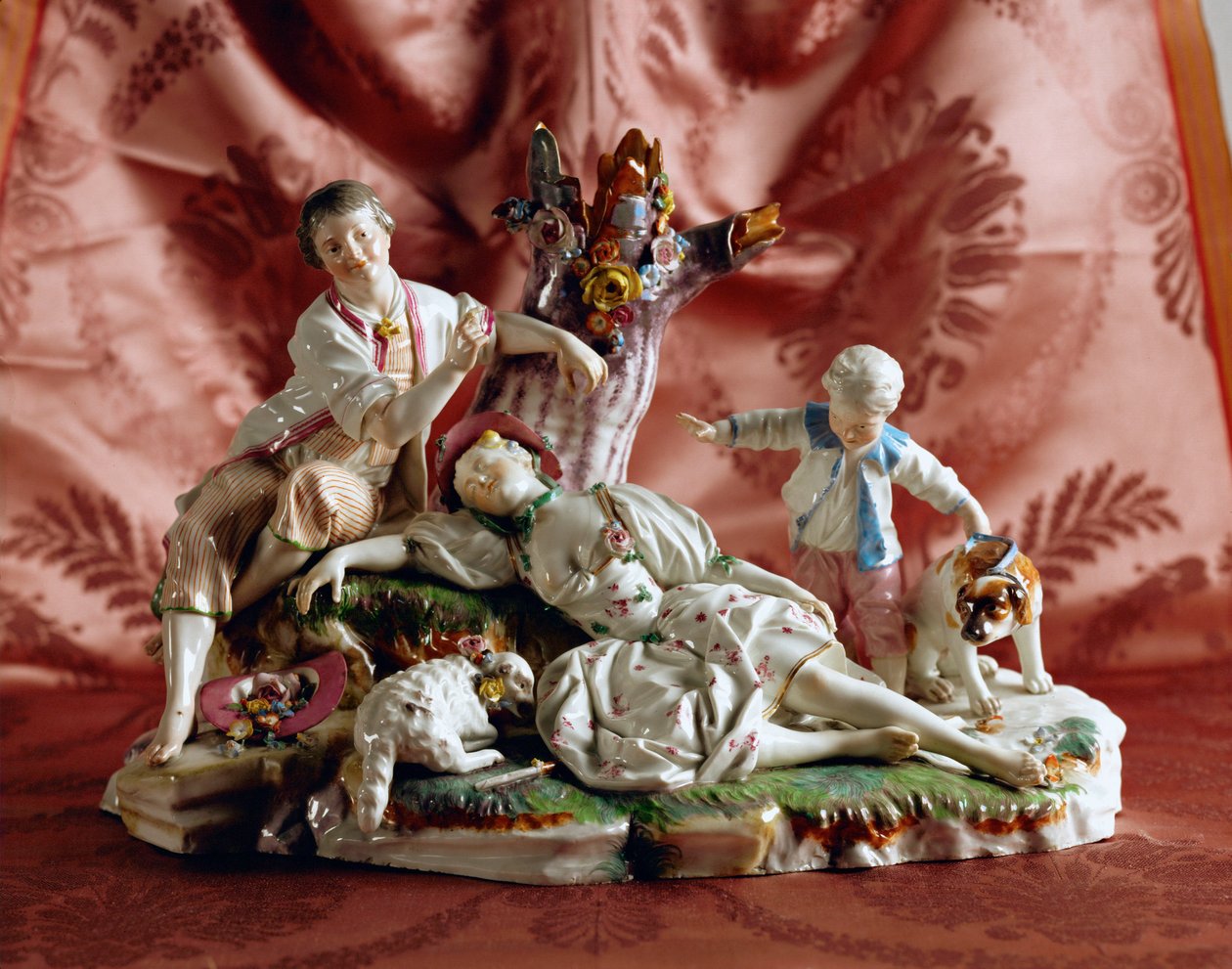 牧羊女的睡眠 Hoechst 制造厂 作者 约翰·彼得·梅尔基奥尔