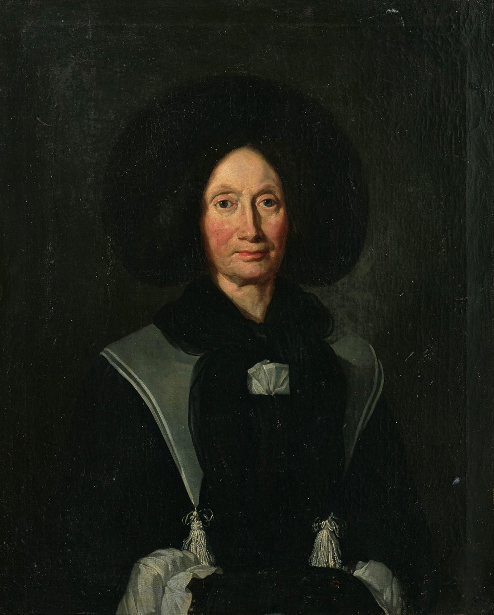 德文：Portrait of a Mrs Wurstemberger. 作者 约翰·鲁道夫·胡贝尔