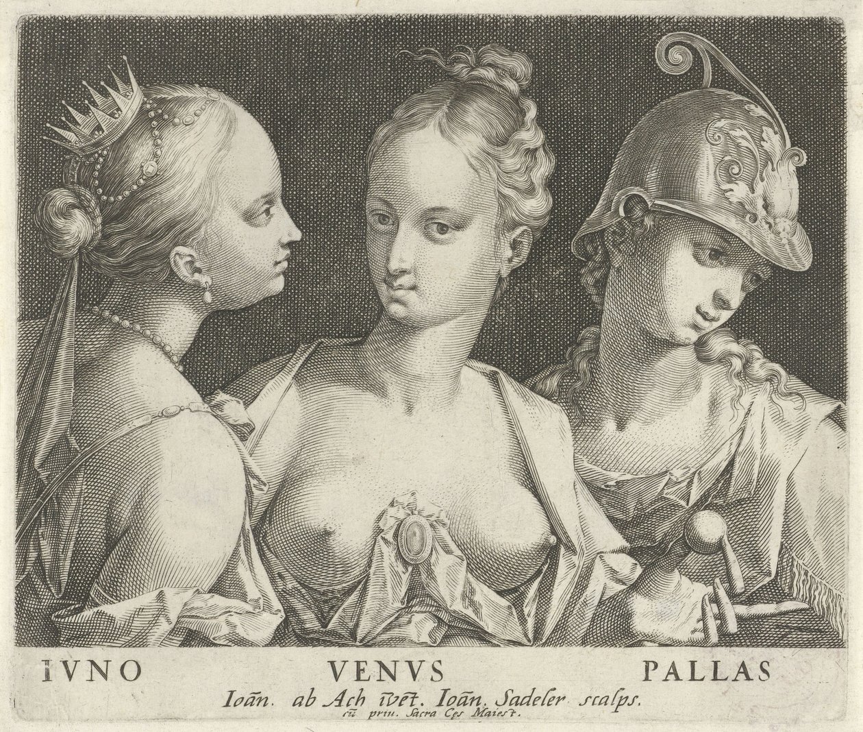 朱诺，密涅瓦中的金星
Ivno Venvs Pallas（物体上的标题） 作者 约翰·萨德勒（一）