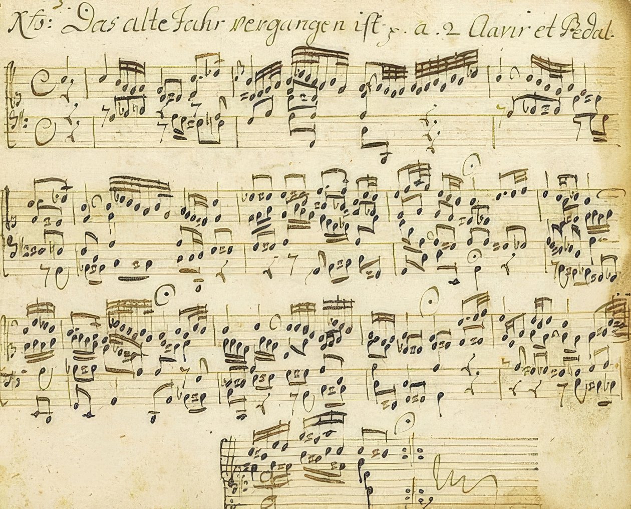 器官合唱前奏。从器官手册。 1713-1716年 作者 约翰·塞巴斯蒂安·巴赫（Johann Sebastian Bach）