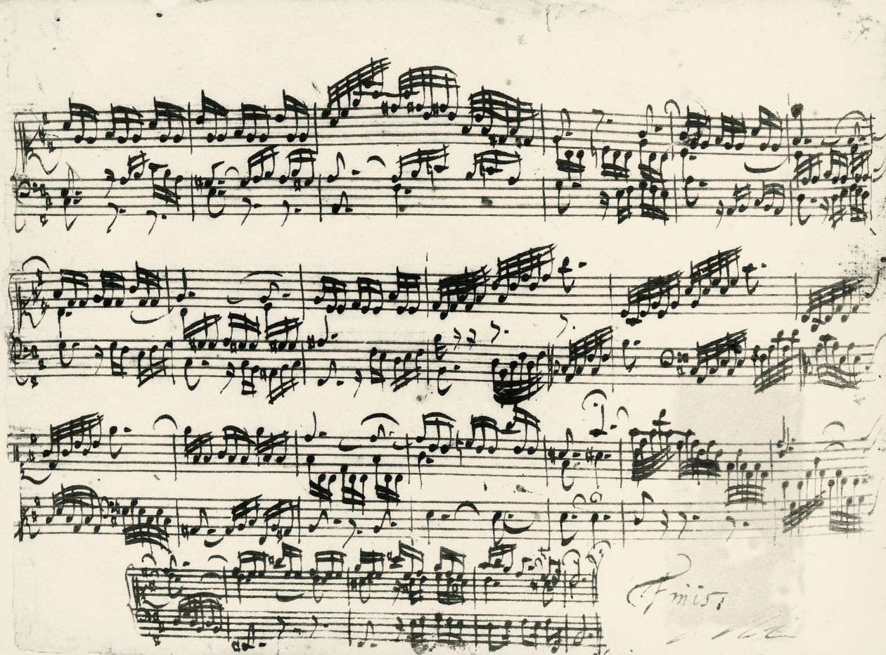 约翰-塞巴斯蒂安-巴赫（Johann Sebastian Bach，1685-1750 年）《15 项发明 BWV 772-801，二部对唱》乐谱 作者 约翰·塞巴斯蒂安·巴赫（Johann Sebastian Bach）