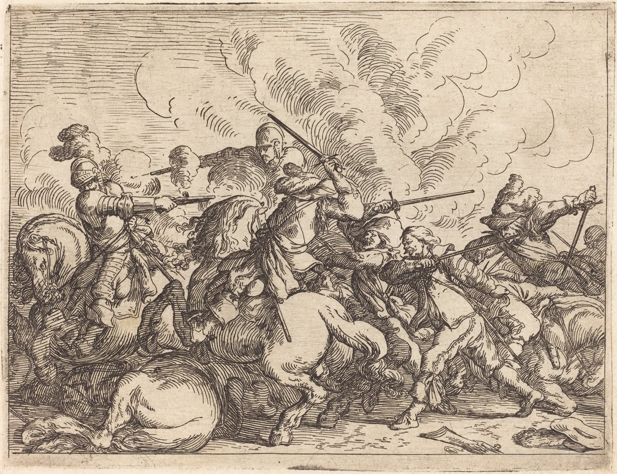 变化多端的战役》，1635年。 作者 约翰·威廉·鲍尔（Johann Wilhelm Baur）