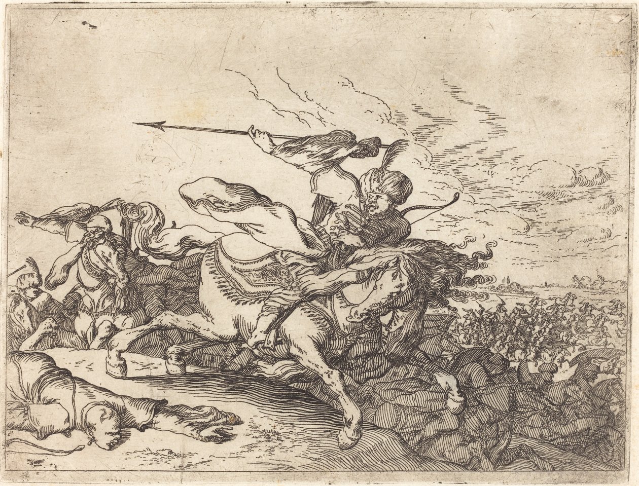 变化多端的战役》，1635年。 作者 约翰·威廉·鲍尔（Johann Wilhelm Baur）