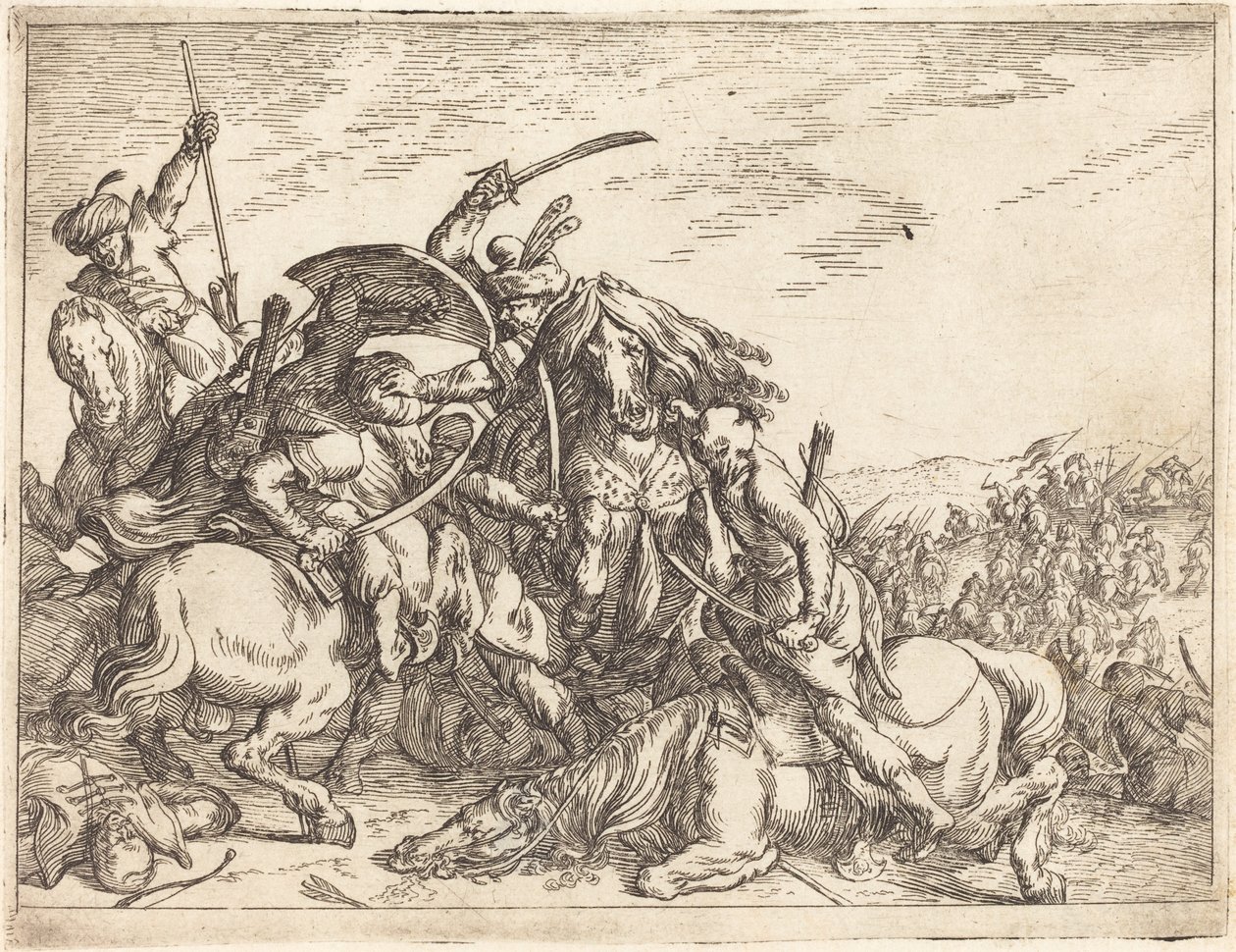 变化多端的战役》，1635年。 作者 约翰·威廉·鲍尔（Johann Wilhelm Baur）