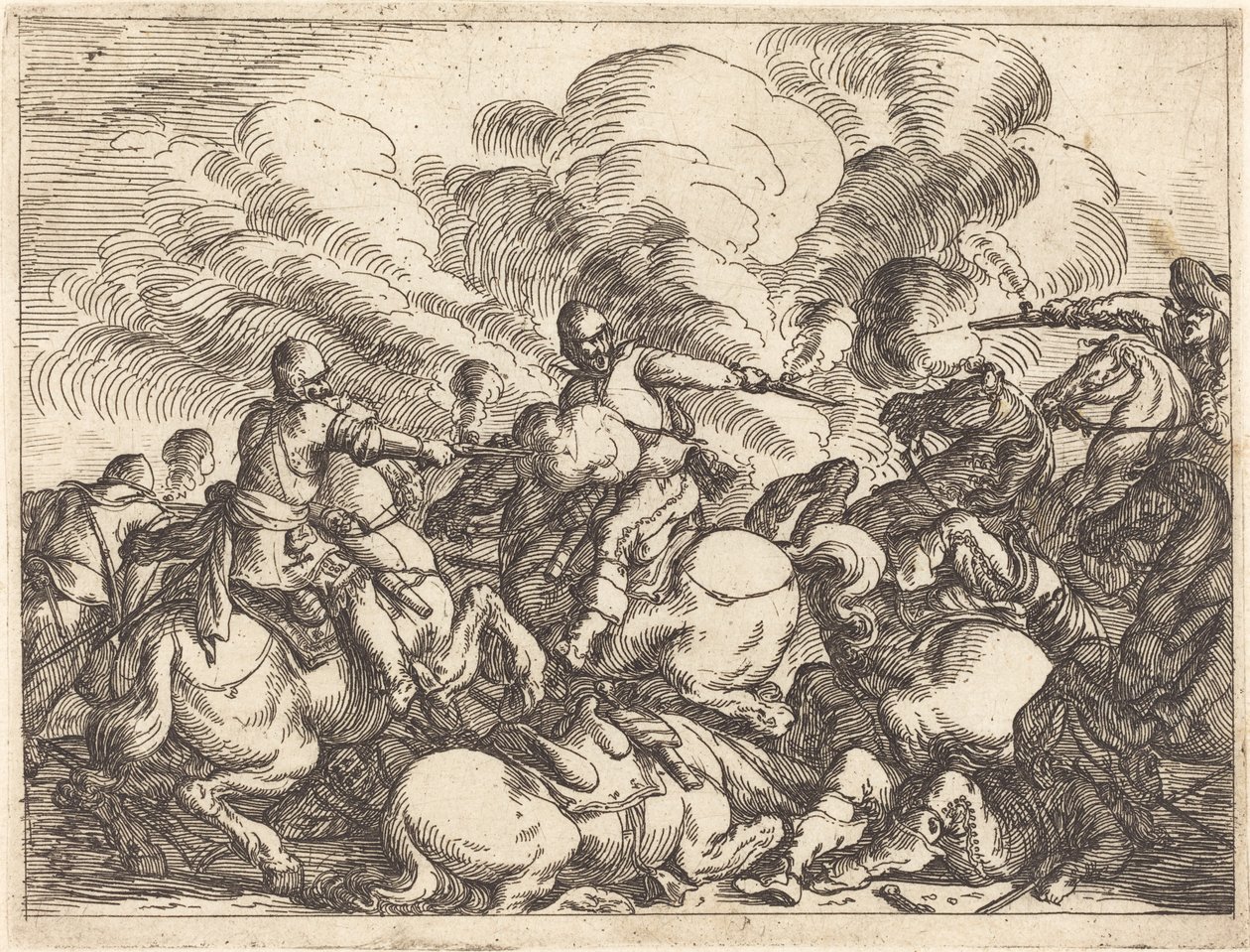 变化多端的战役》，1635年。 作者 约翰·威廉·鲍尔（Johann Wilhelm Baur）