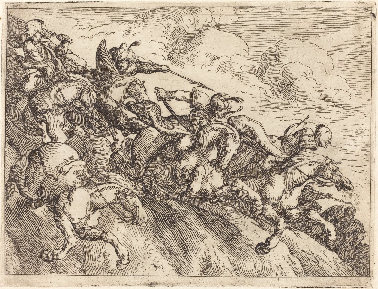 变化多端的战役》，1635年。 作者 约翰·威廉·鲍尔（Johann Wilhelm Baur）