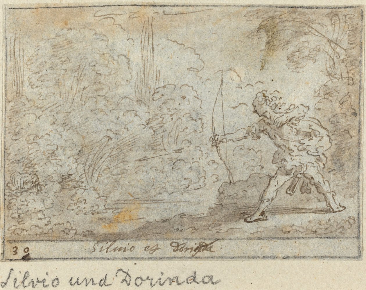 西尔维奥和多琳达 作者 约翰·威廉·鲍尔（Johann Wilhelm Baur）
