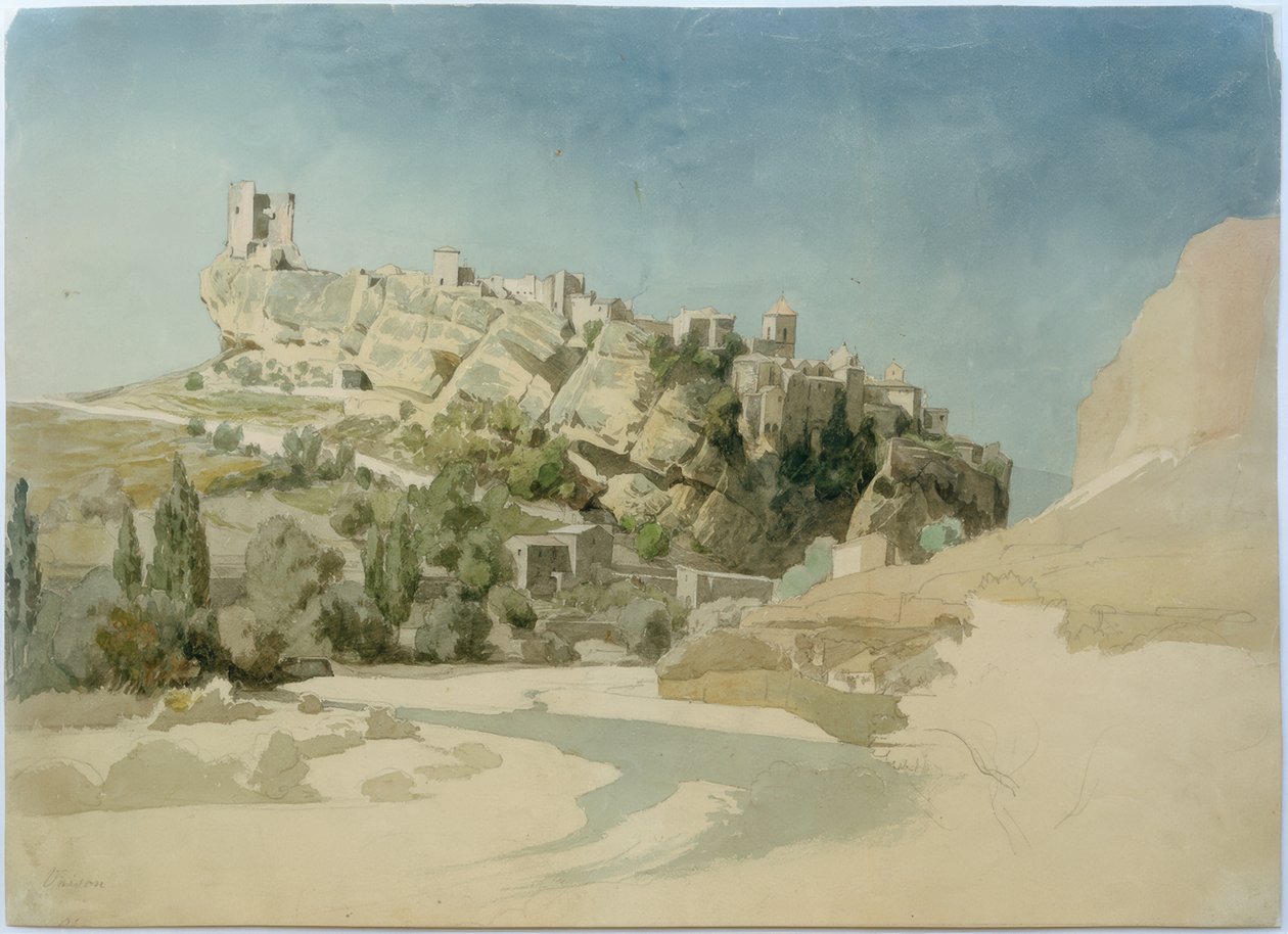 Vaison-la-Romaine的视图 作者 约翰·威廉·席默