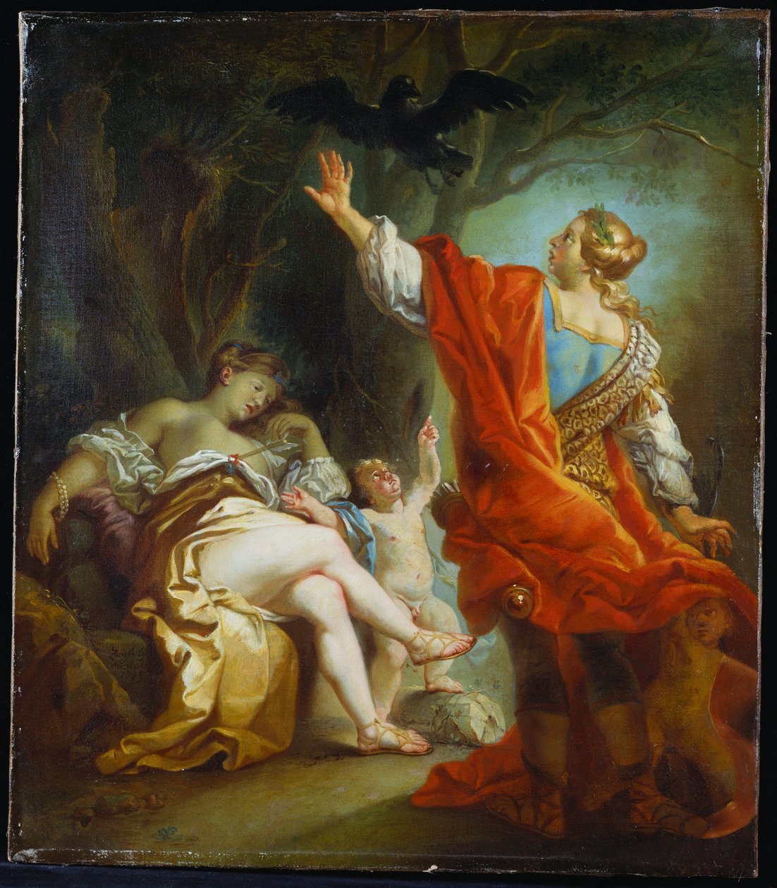 阿波罗（Apollo Slaying）Coronis，1759年 作者 约翰·约瑟夫·佐凡尼