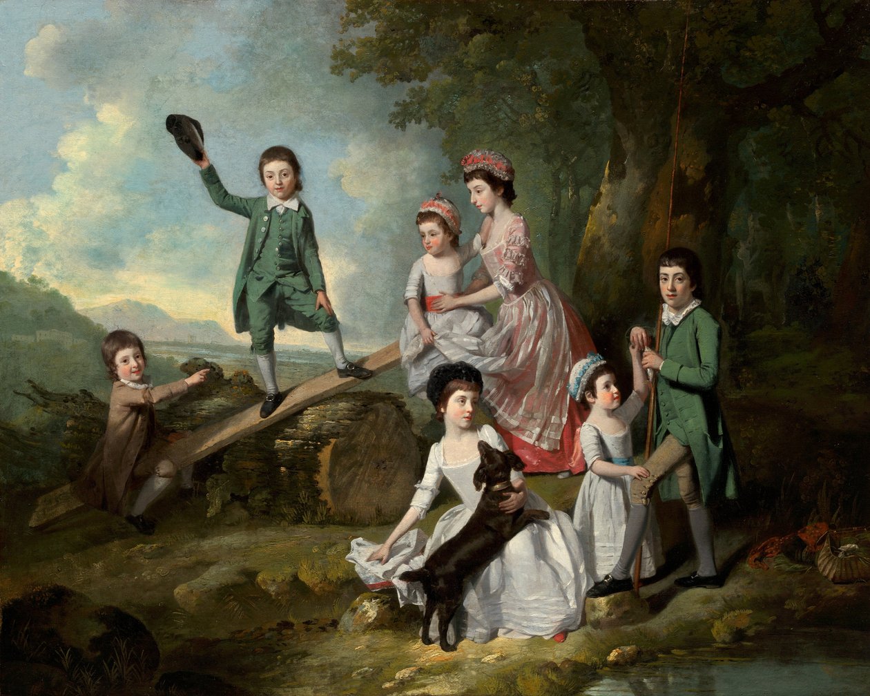 拉维儿童 作者 约翰·佐法尼（Johann Zoffany）