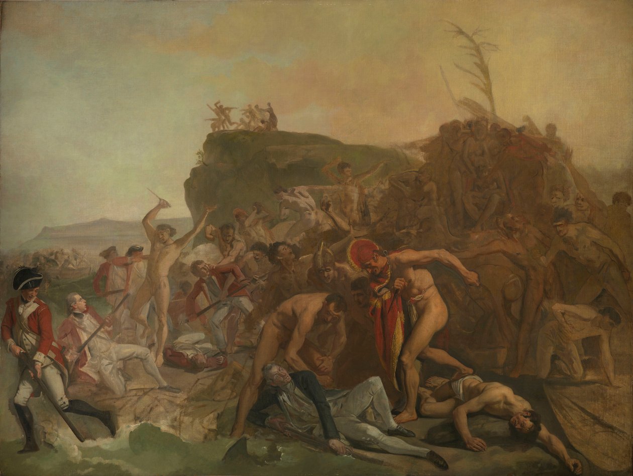 詹姆斯-库克船长之死 作者 约翰·佐法尼（Johann Zoffany）