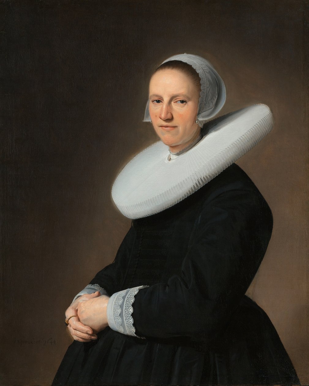 Adriana Croes的肖像（1599-1656） 作者 约翰尼斯·科尼利斯（Johannes Cornelisz）。韦斯普龙克