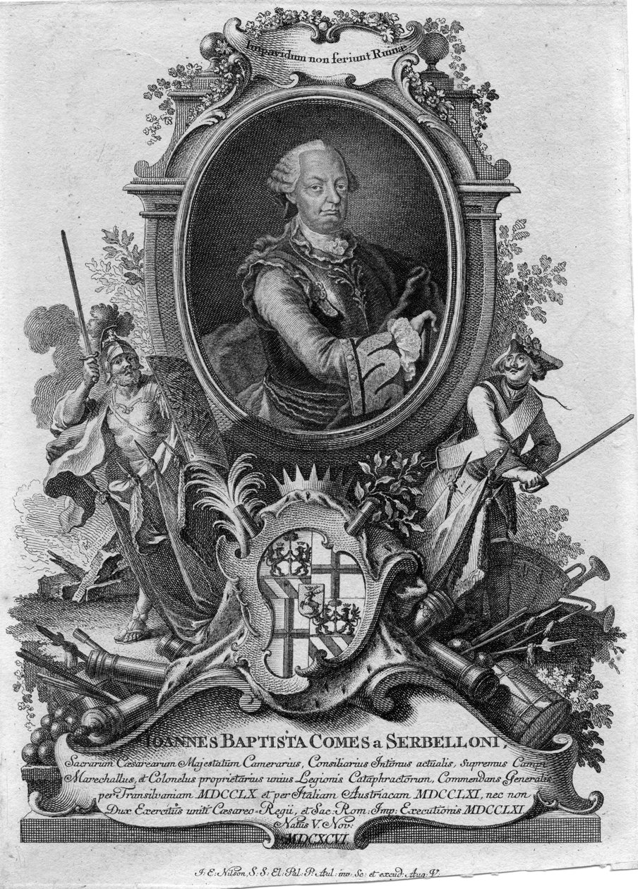 Johann Baptist Serbelloni（1696-1778） 作者 约翰尼斯·埃赛亚斯·尼尔森