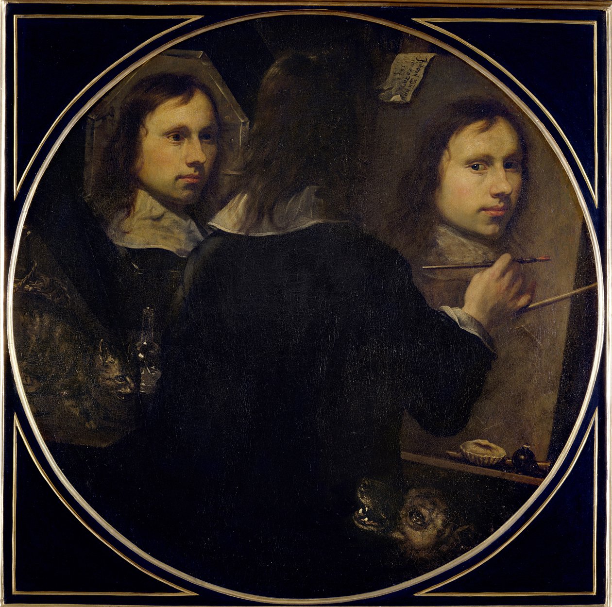 自画像，1646年 作者 约翰尼斯·冈普（Johannes Gumpp）