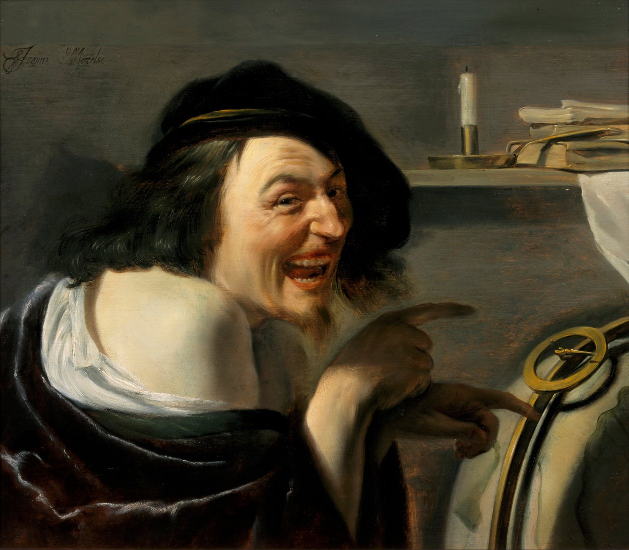 德谟克利特 作者 约翰尼斯·莫雷塞（Johannes Moreelse）