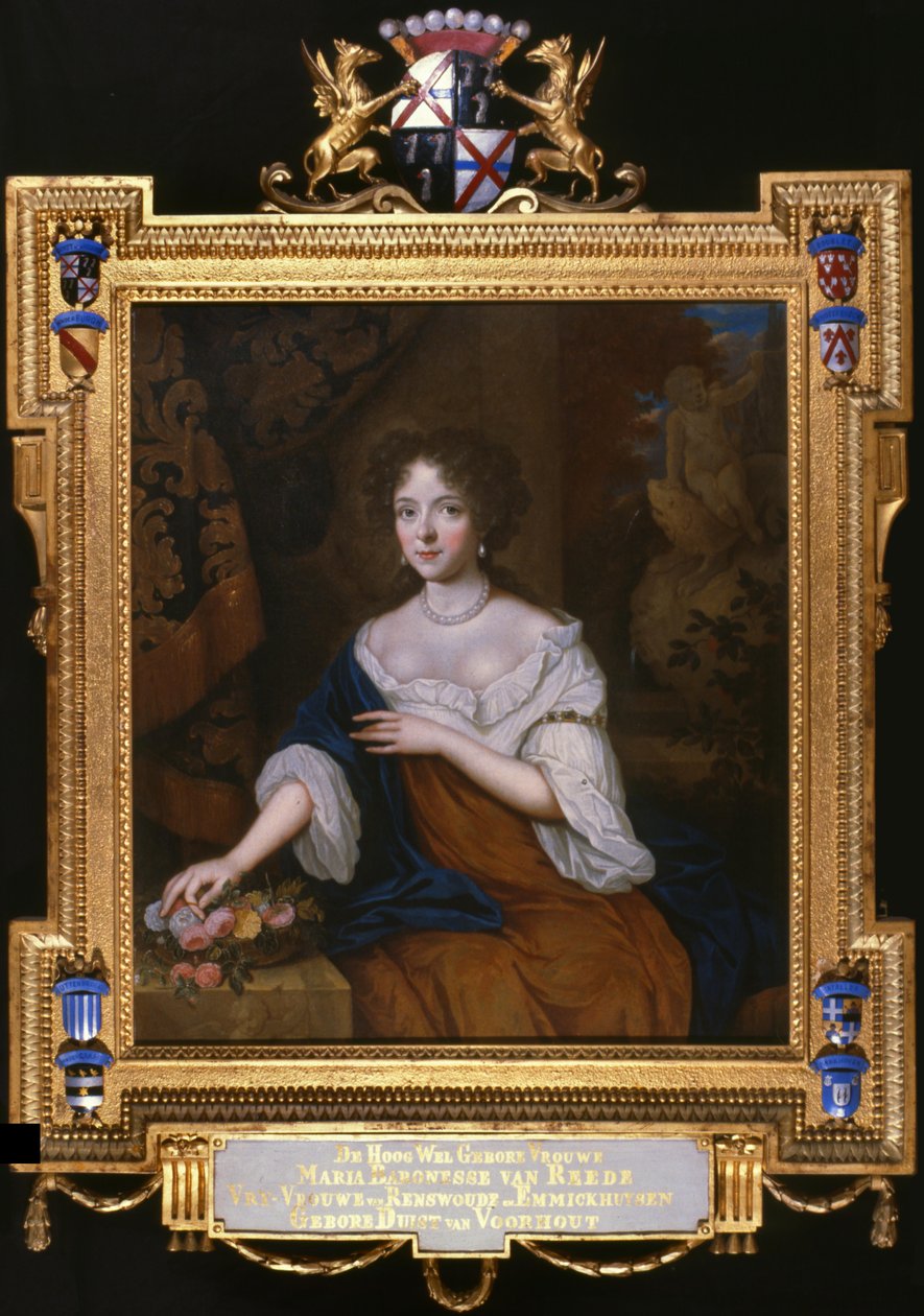 Maria Duyst van Voorhout的肖像（1662-1754） 作者 约翰尼斯·范·汉斯伯格根