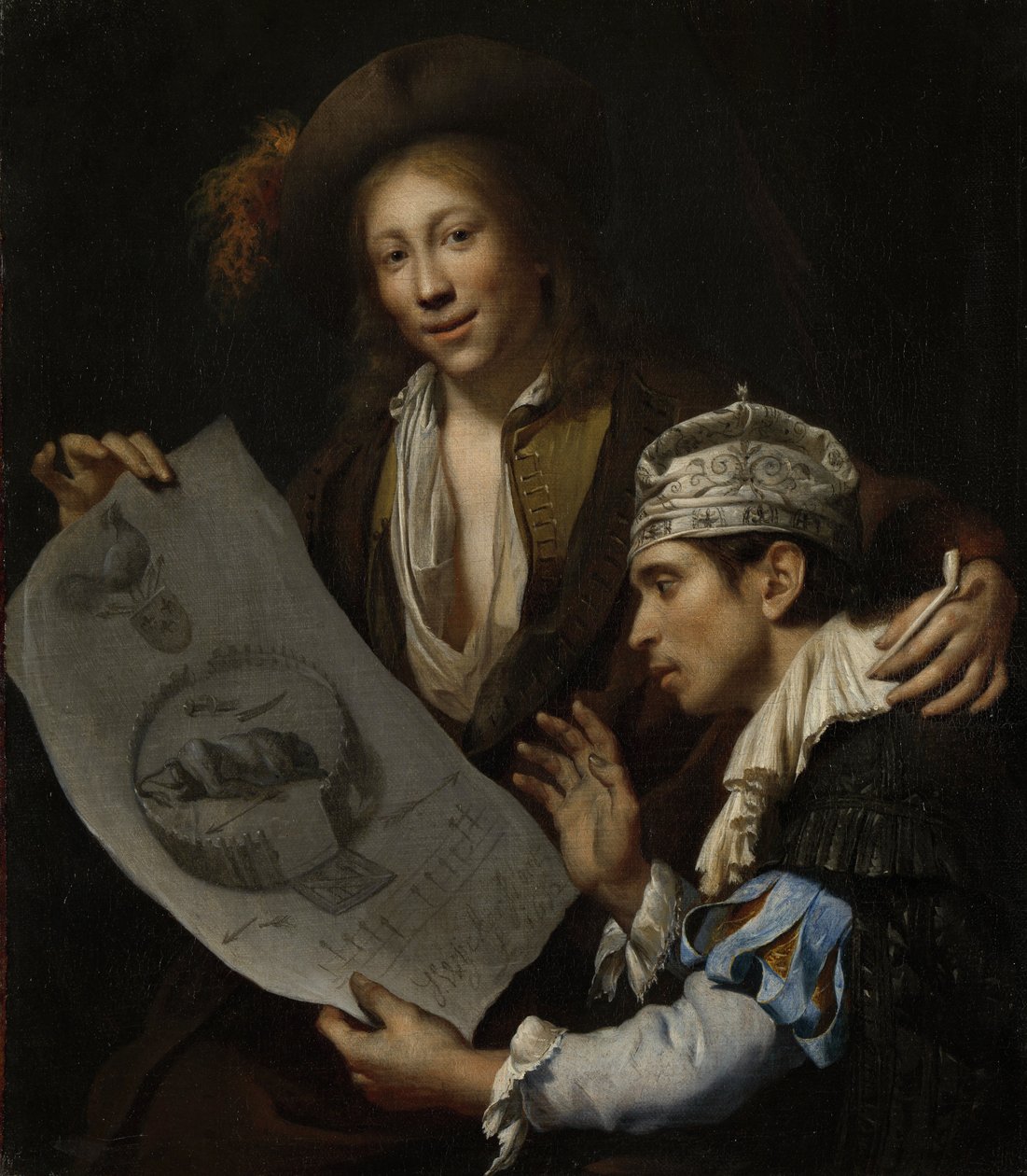 关于1672年法国入侵的寓言 作者 约翰尼斯·范·维克尔斯鲁特（Johannes van Wijckersloot）