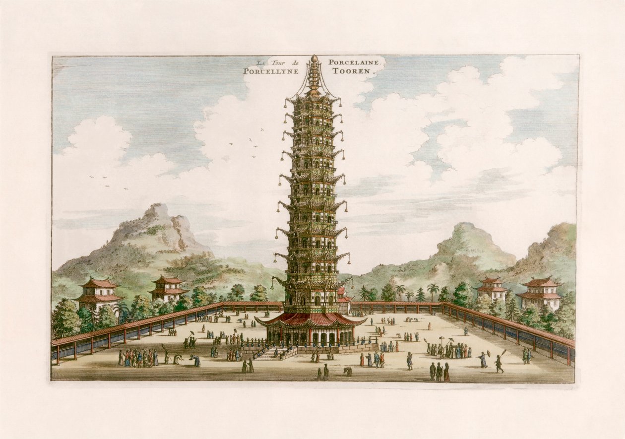 瓷器塔 作者 约翰尼斯（后）Nieuhof