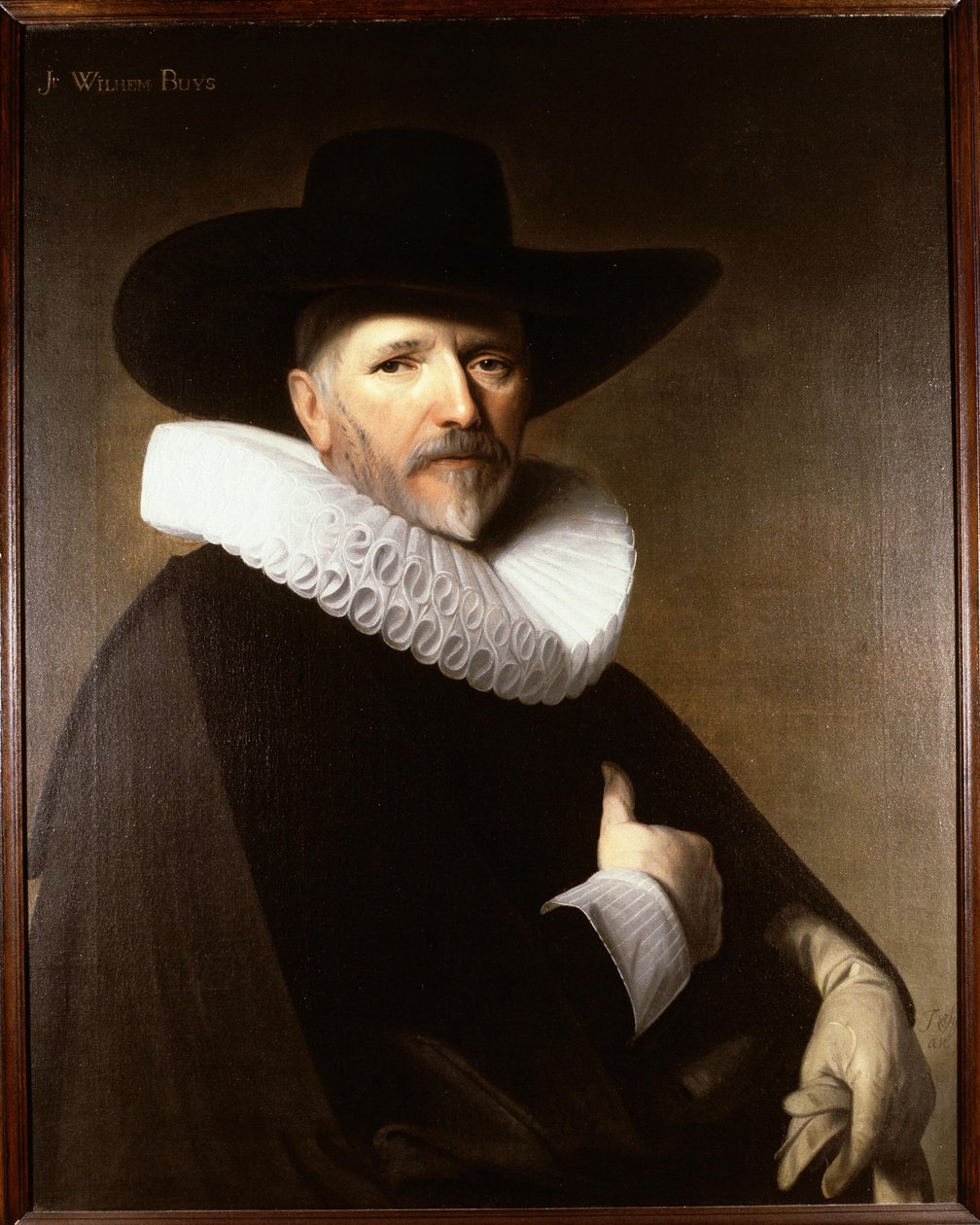 Willem Reyniersz 的肖像。 作者 Johannes Cornelisz Versprock
