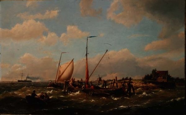 未知的图片 作者 约翰尼斯·赫尔曼·巴伦德·科克科克（Johannes Hermann Barend Koekkoek）