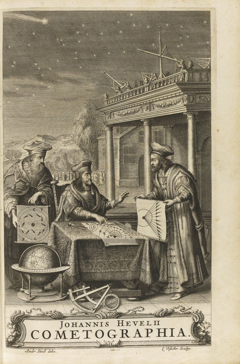 笔迹学。代表作，1668年 作者 约翰尼斯·赫维留斯