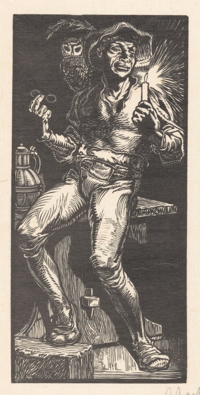 Tijl Uilenspiegel 作者 Johannes Josephus Aarts（艺术家签名）